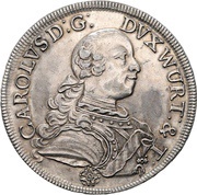 1 Thaler - Charles Eugen obverse image