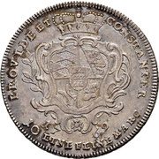 1 Thaler - Charles Eugen, Germany, 1769-1776 reverse image
