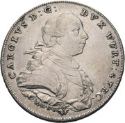 1 Thaler - Charles Eugen obverse image