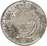 1 Thaler - Charles Eugen, Germany, 1784 reverse image