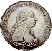 1 Thaler - Louis Eugen obverse image