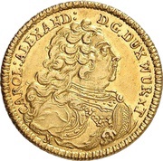 ¼ Carolin - Charles Alexander obverse image