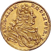 ¼ Carolin - Charles Alexander obverse image
