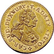 ½ Ducat - Charles Rudolph obverse image
