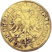 1 Goldgulden - Louis the Pious, Germany, 1575 reverse image