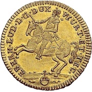 1 Goldgulden - Eberhard Louis General field marshall obverse image