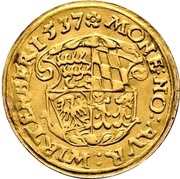 1 Ducat - Ulrich, Germany, 1537 reverse image