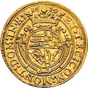 1 Ducat - Eberhard III, Germany, 1639-1669 reverse image