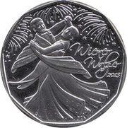 5 Euros Viennese Waltz, Austria, 2013 reverse image