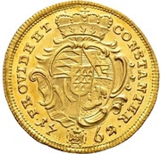 1 Ducat - Charles Eugen, Germany, 1762 reverse image