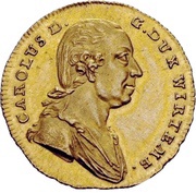 1 Ducat - Charles Eugen obverse image