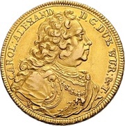 1 Carolin - Charles Alexander obverse image