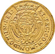 2 Ducats - Eberhard III, Germany, 1640-1651 reverse image