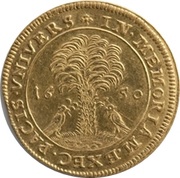 2 Ducats - Eberhard III Peace, Germany, 1650 reverse image