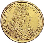 2 Ducats - Eberhard Louis obverse image