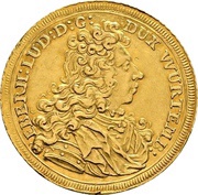 2 Ducats - Eberhard Louis obverse image