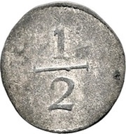 ½ Kreuzer - William I, Germany, 1818 reverse image