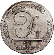 6 Kreuzers - Frederick II obverse image
