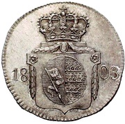 6 Kreuzers - Frederick II, Germany, 1803-1804 reverse image