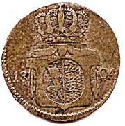 6 Kreuzers - Frederick II, Germany, 1804-1805 reverse image
