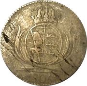 6 Kreuzers - Frederick I, Germany, 1806 reverse image
