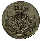 6 Kreuzers - Frederick I, Germany, 1806-1814 reverse image