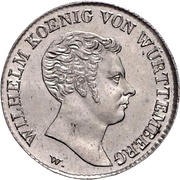 20 Kreuzers - William I obverse image