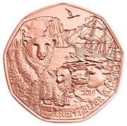 5 Euros Arctic Adventure, Austria, 2014 reverse image