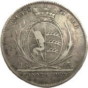 ½ Thaler - Frederick II, Germany, 1805 reverse image