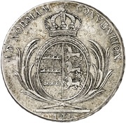 1 Thaler - Frederick I, Germany, 1809 reverse image