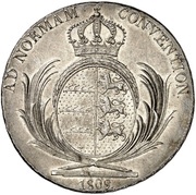 1 Thaler - Frederick I, Germany, 1809 reverse image