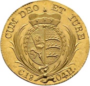 1 Ducat - Frederick II, Germany, 1804 reverse image