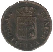 1 Kreuzer - William I obverse image