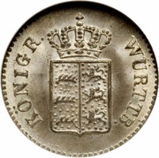1 Kreuzer - William I obverse image