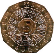 5 Euros Bundesheer obverse image