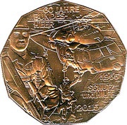 5 Euros Bundesheer, Austria, 2015 reverse image