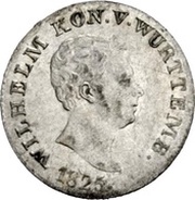 3 Kreuzers - William I obverse image