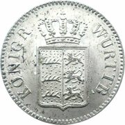 3 Kreuzers - William I obverse image