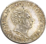 12 Kreuzer - William I obverse image