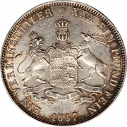 1 Vereinsthaler - William I, Germany, 1857-1864 reverse image