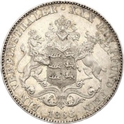 1 Vereinsthaler - Charles I, Germany, 1868-1870 reverse image