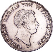 1 Thaler - William I Kronenthaler; Customs Union obverse image