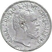 1 Mark - William II Pattern, Germany, 1915-1920 reverse image