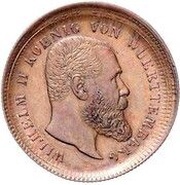 2 Marks - William II Copper pattern strike obverse image