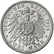 2 Marks - William II Pattern reverse image