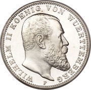 3 Mark - William II obverse image