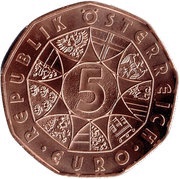 5 Euros Danube Waltz obverse image