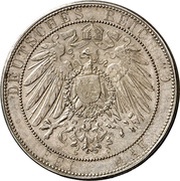 3 Mark - William II Silver wedding anniversary, Germany, 1911 reverse image
