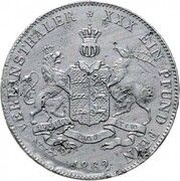 3 Mark - William I and William II Mule obverse image