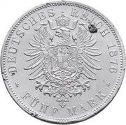 5 Mark - Charles I and William II Pattern obverse image